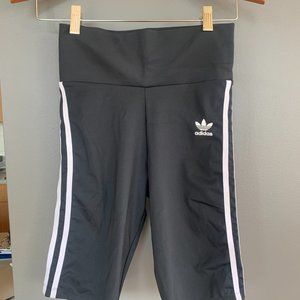 Adidas high waist biker shorts ..like new ..XS